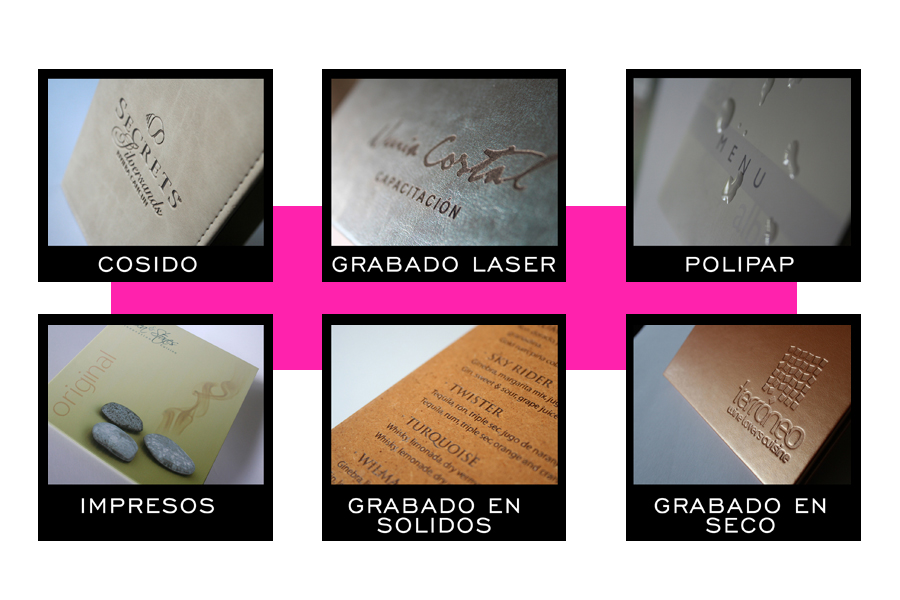 Diseño de menús y acabados